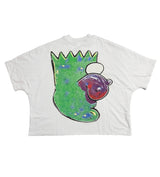 Billionaire Studios Hypno Eggplant White Tee back view