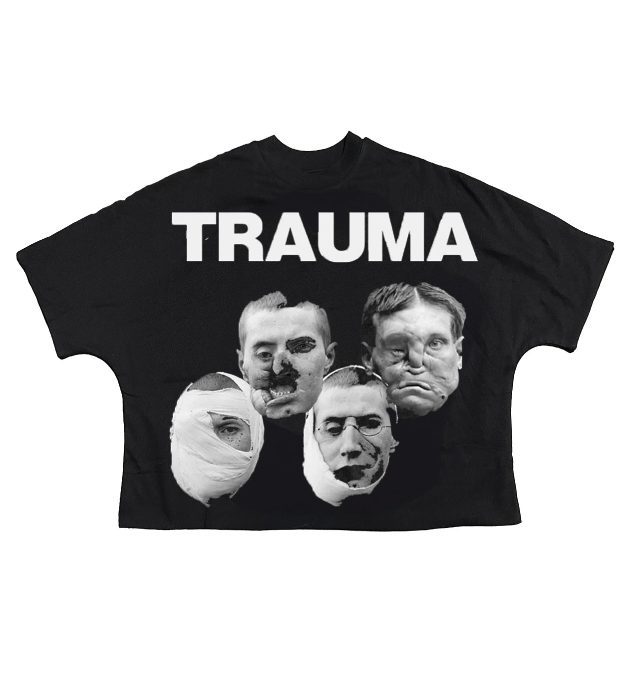 Billionaire Studios Trauma Head Black Tee front