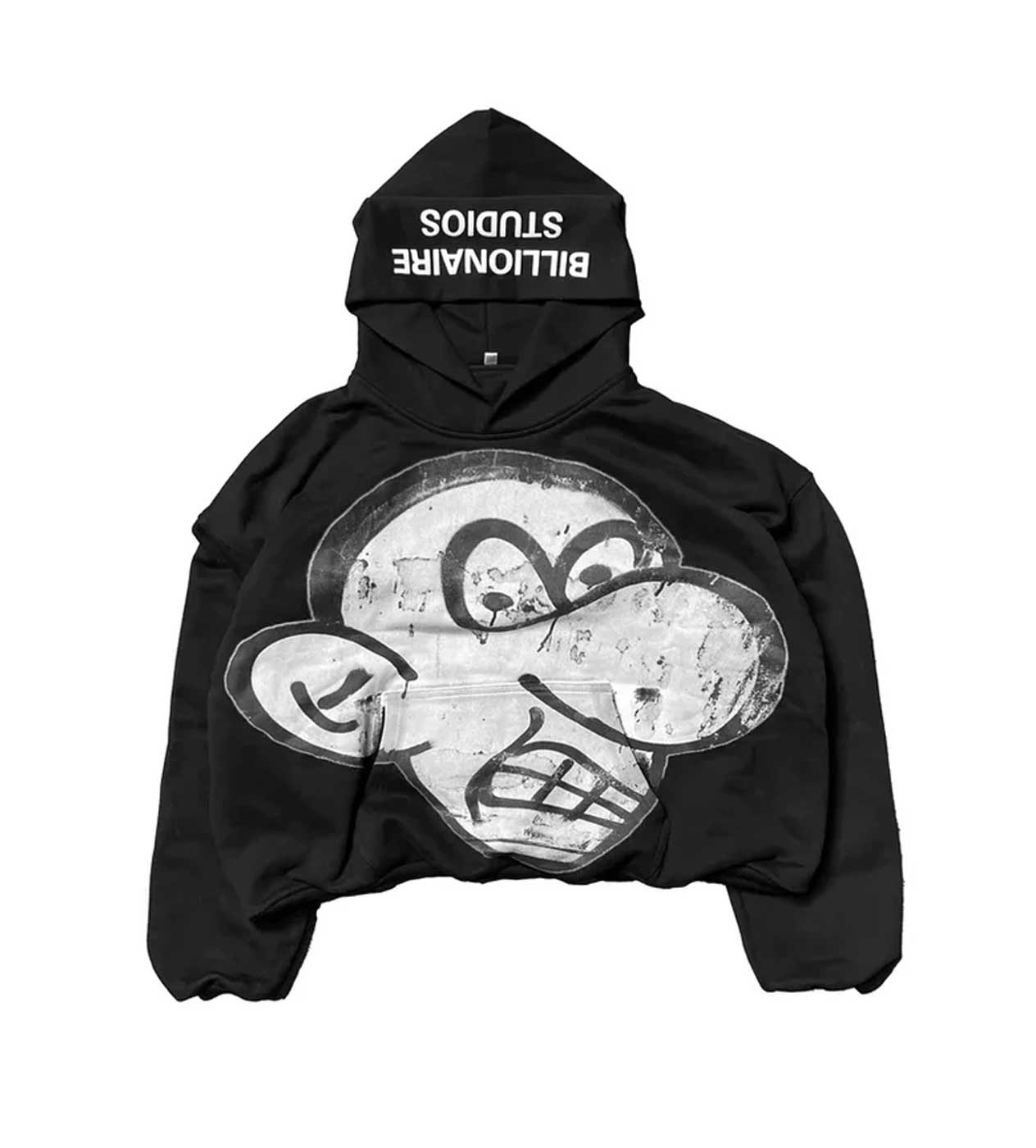 Billionaire Studios Whimpy Kid Hoodie Black front view