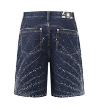 Birth of Royal Child 20k Diamond Starlight Denim Shorts Blue