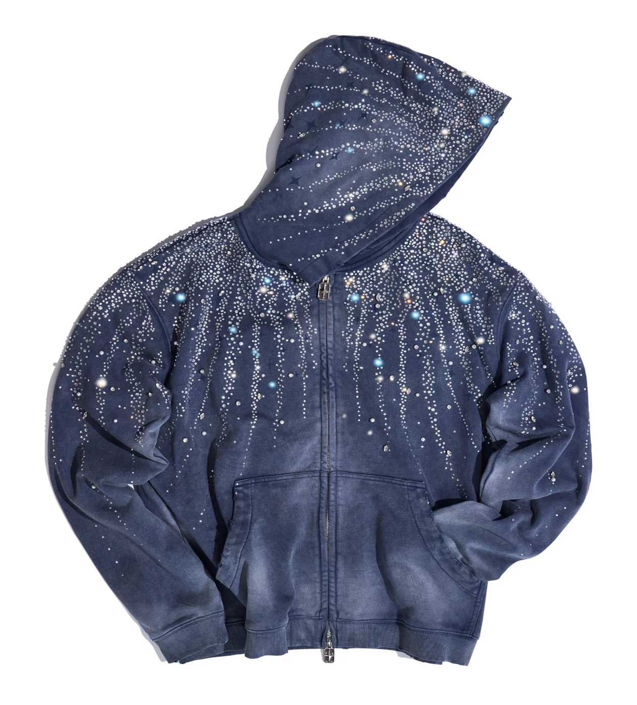 Birth of Royal Child 20k Stellar Diamond Hoodie Blue