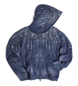 Birth of Royal Child 20k Stellar Diamond Hoodie Blue