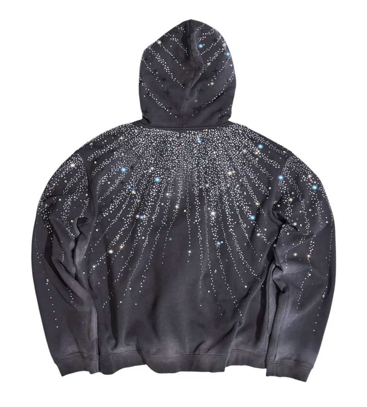 Birth of Royal Child 20k Stellar Diamond Hoodie Washed Black