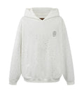 Birth of Royal Child 20k Swarovksi Diamond Hoodie White