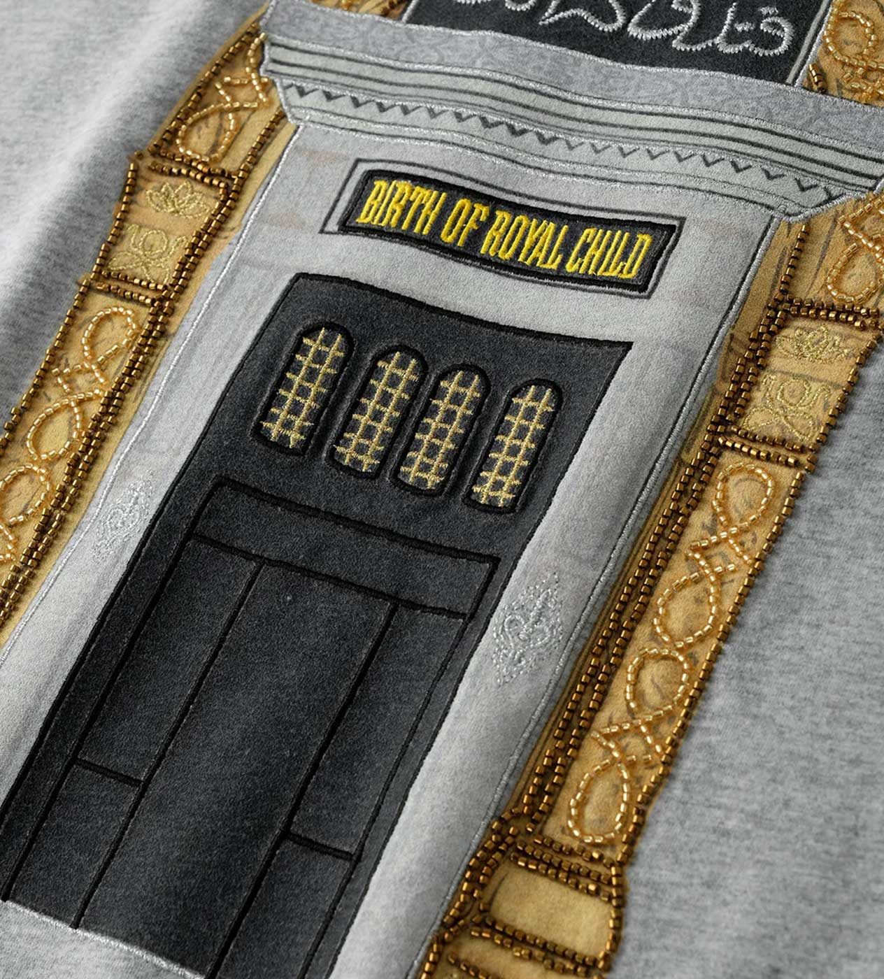 Birth of Royal Child Aswan Hotel Tee Grey