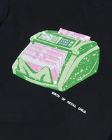 Birth of Royal Child Bill Counter Diamond Tee Black