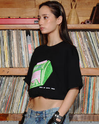 Birth of Royal Child Bill Counter Diamond Tee Black