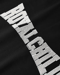Birth of Royal Child Crystal Embellished Tee Black