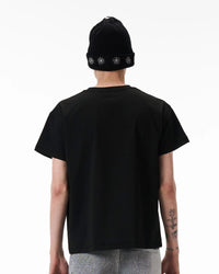 Birth of Royal Child Crystal Embellished Tee Black