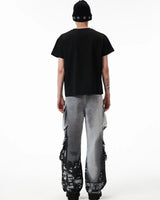 Birth of Royal Child Crystal Embellished Tee Black