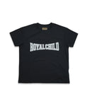 Birth of Royal Child Crystal Embellished Tee Black