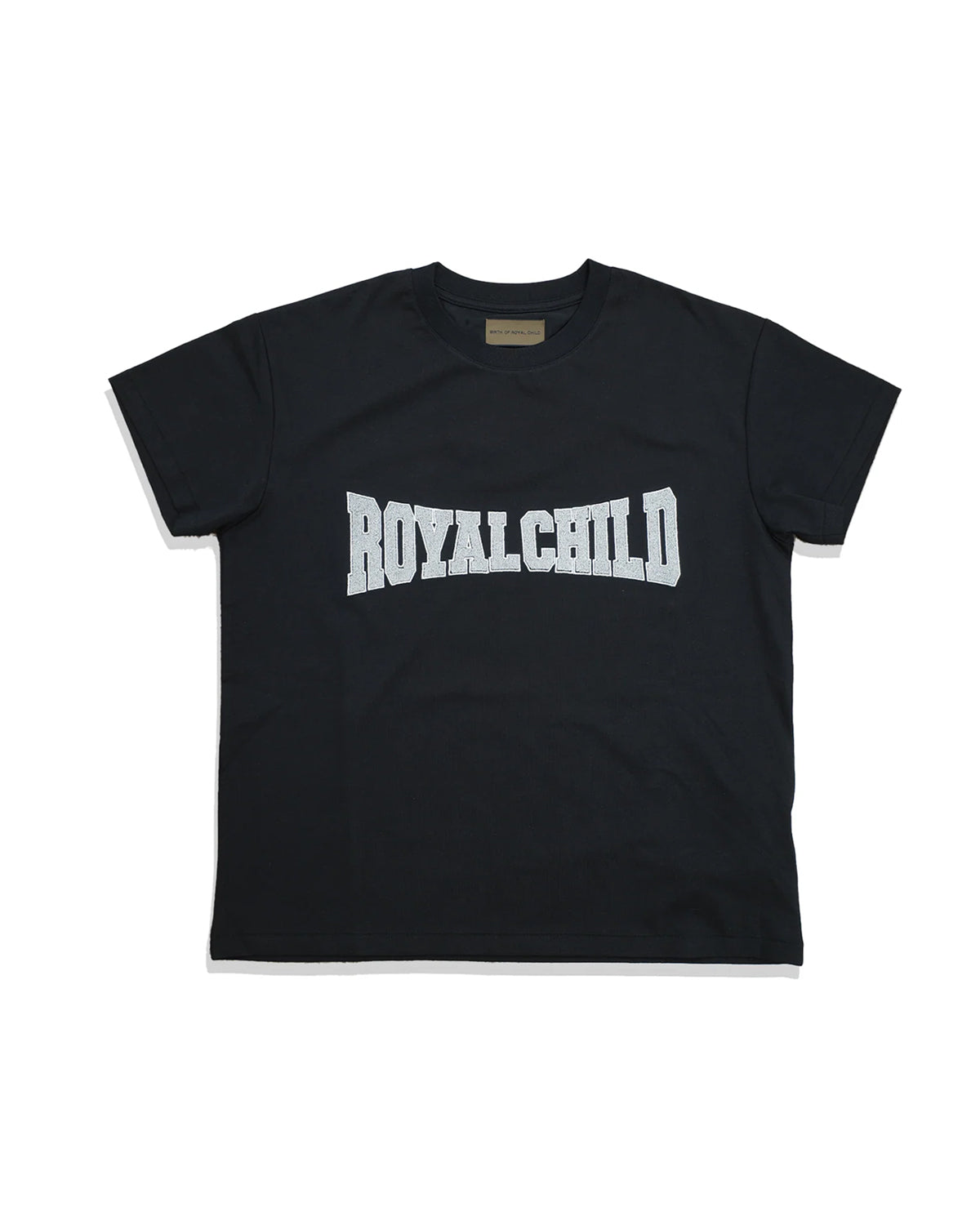 Birth of Royal Child Crystal Embellished Tee Black