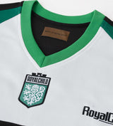 Birth of Royal Child Double Lion Rhinestone Jersey Green