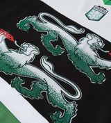 Birth of Royal Child Double Lion Rhinestone Jersey Green