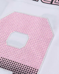 Birth of Royal Child Double Lion Rhinestone Jersey Pink