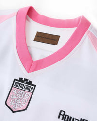 Birth of Royal Child Double Lion Rhinestone Jersey Pink