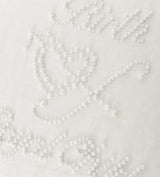 Birth of Royal Child Pearl Patchwork Tee White