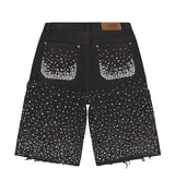 Birth of Royal Child Redial 20k Diamond Shorts Washed Black