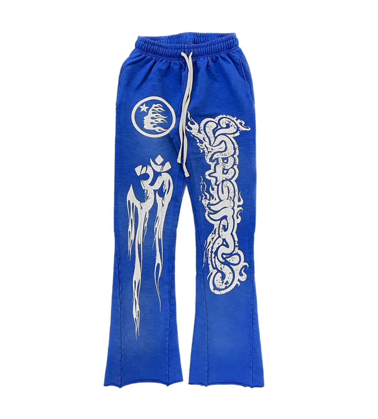 Hellstar Studios Capsule 9.0 ‘Racer Blue Flare’ Sweatpants Blue, Front View