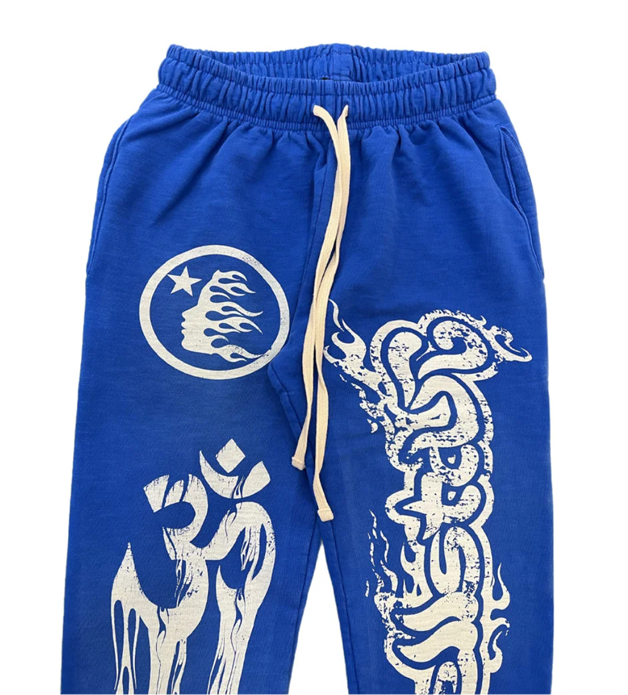 Hellstar Studios Capsule 9.0 ‘Racer Blue Flare’ Sweatpants Blue, Top Front View