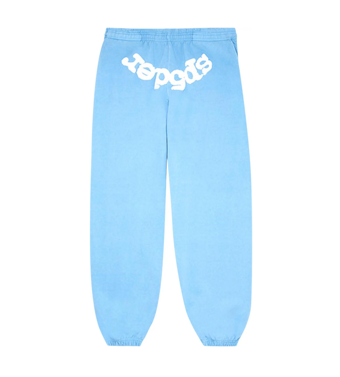 Product Image Of Sp5der Classic Sweatpants Light Blue Front View