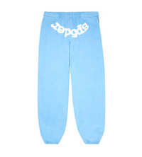 Product Image Of Sp5der Classic Sweatpants Light Blue Front View