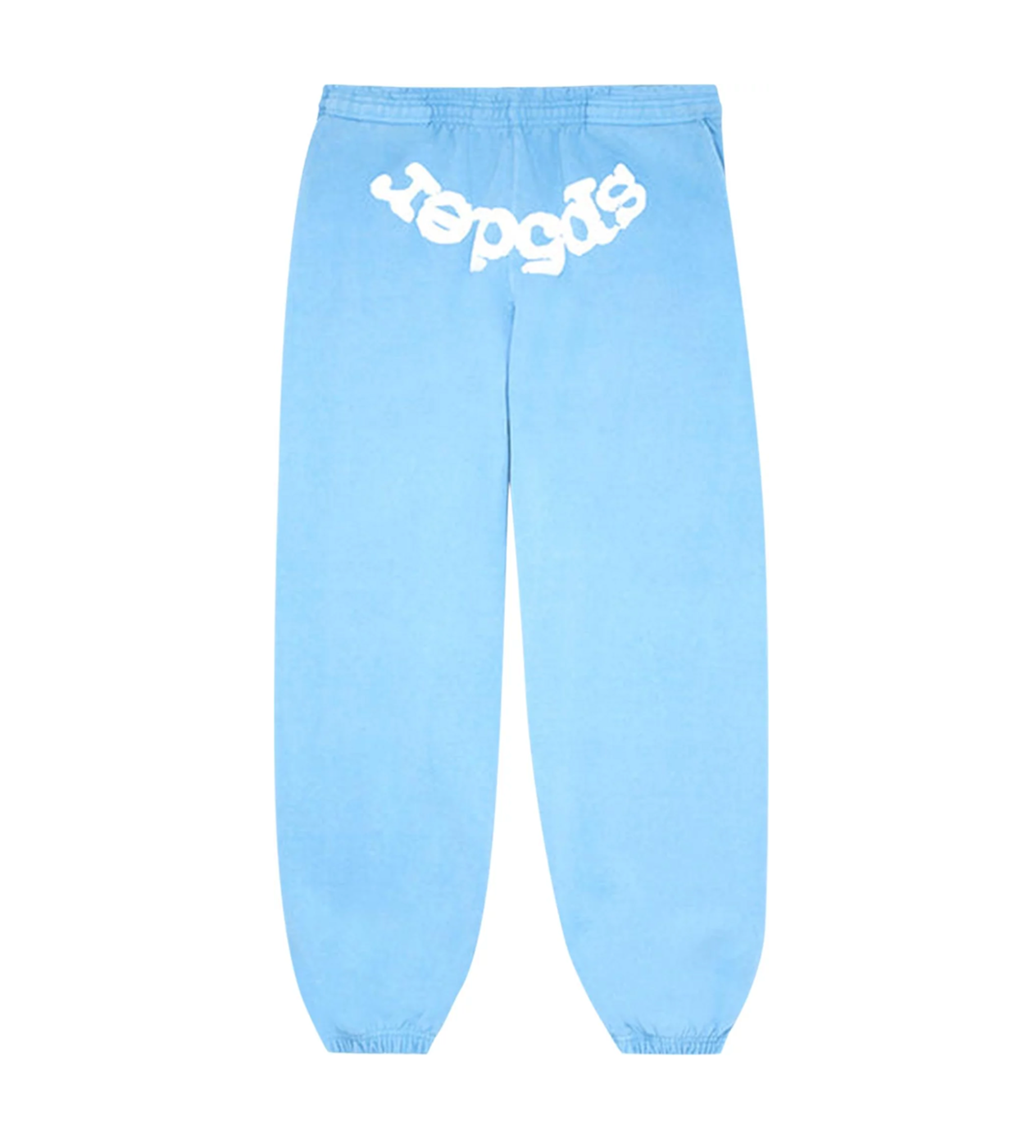 Product Image Of Sp5der Classic Sweatpants Light Blue Front View