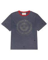 Boredom Kills Boredom Institute Tee Navy/Red