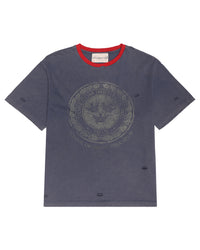 Boredom Kills Boredom Institute Tee Navy/Red