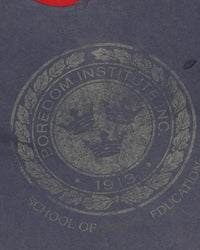 Boredom Kills Boredom Institute Tee Navy/Red