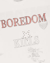Boredom Kills Boredom Tee Cream