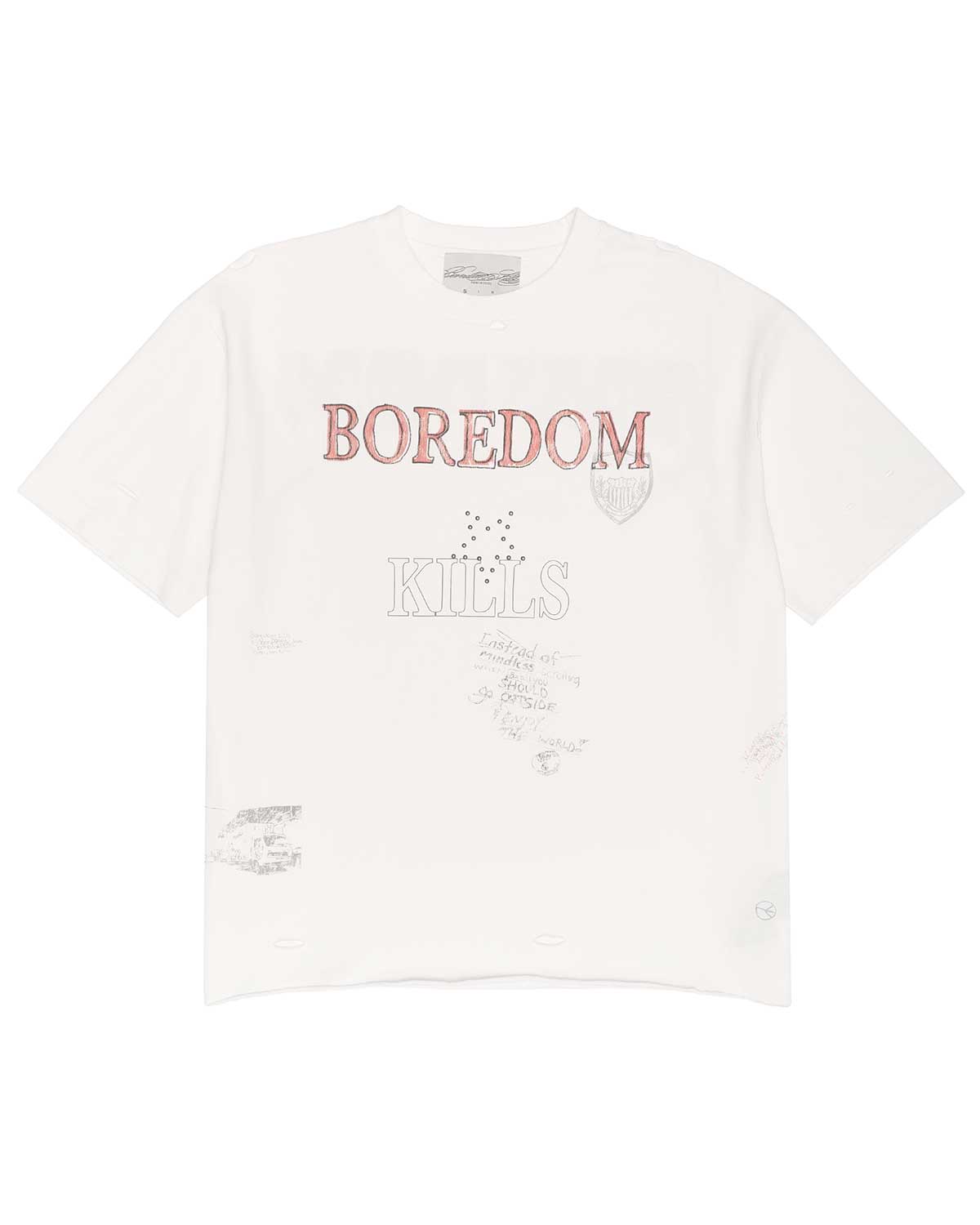 Boredom Kills Boredom Tee Cream
