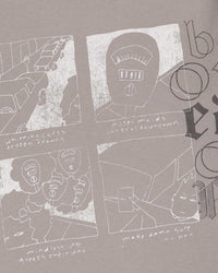 Boredom Kills Boredom Tee Grey