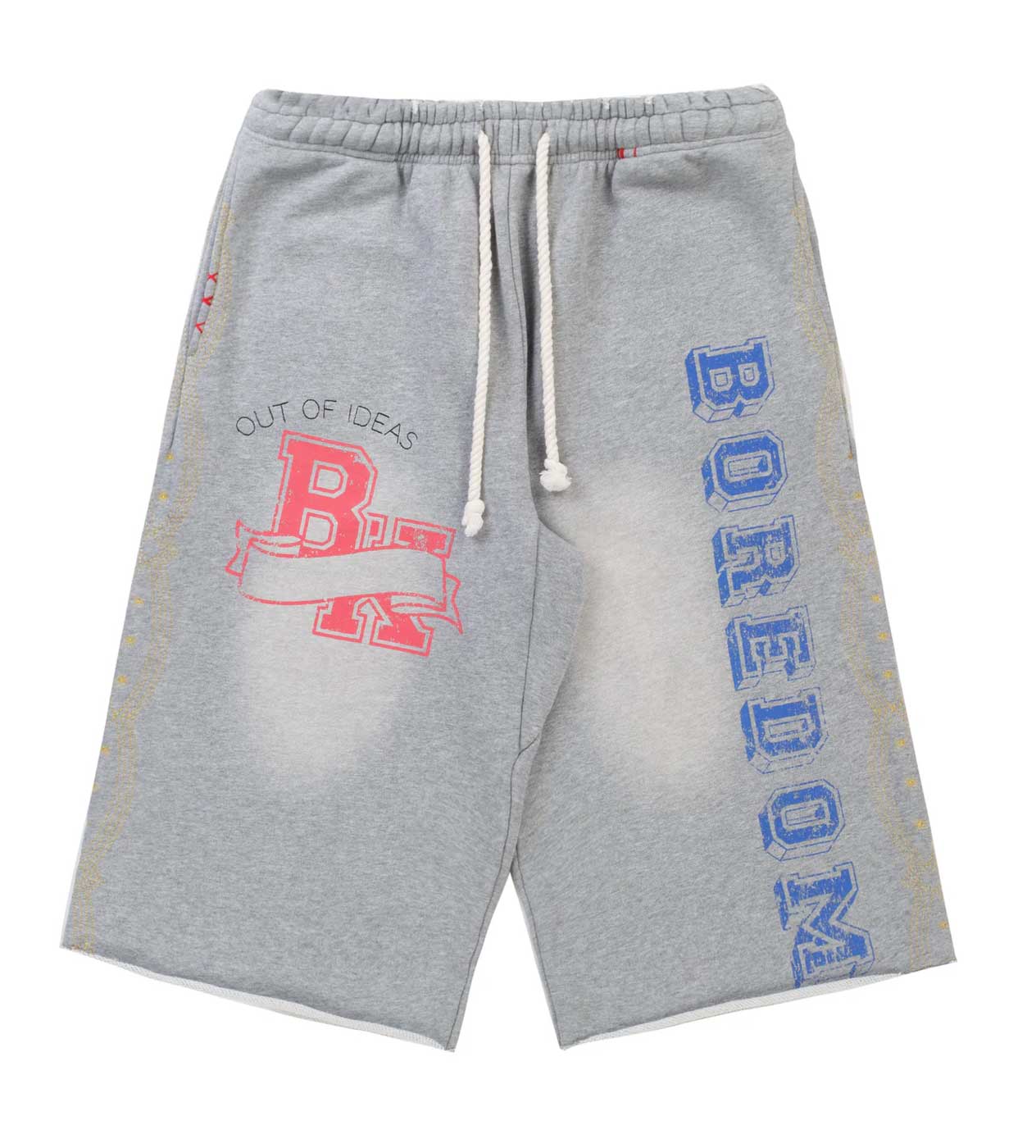 Boredom Kills Collegiate Sweat Short Grey
