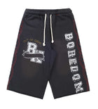 Boredom Kills Collegiate Sweatshorts Vintage Black