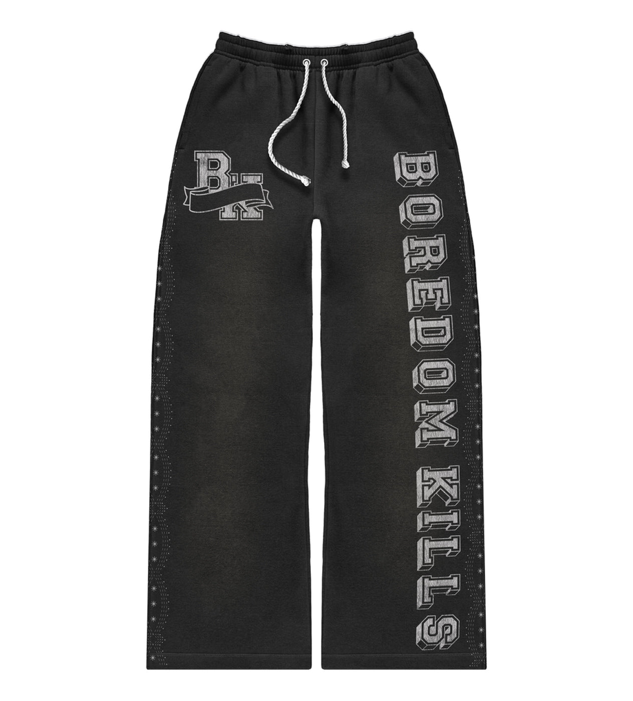 Boredom Kills Collegiate Sweats Black