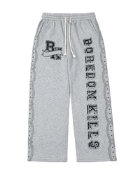 Boredom Kills Collegiate Sweats Grey/Black