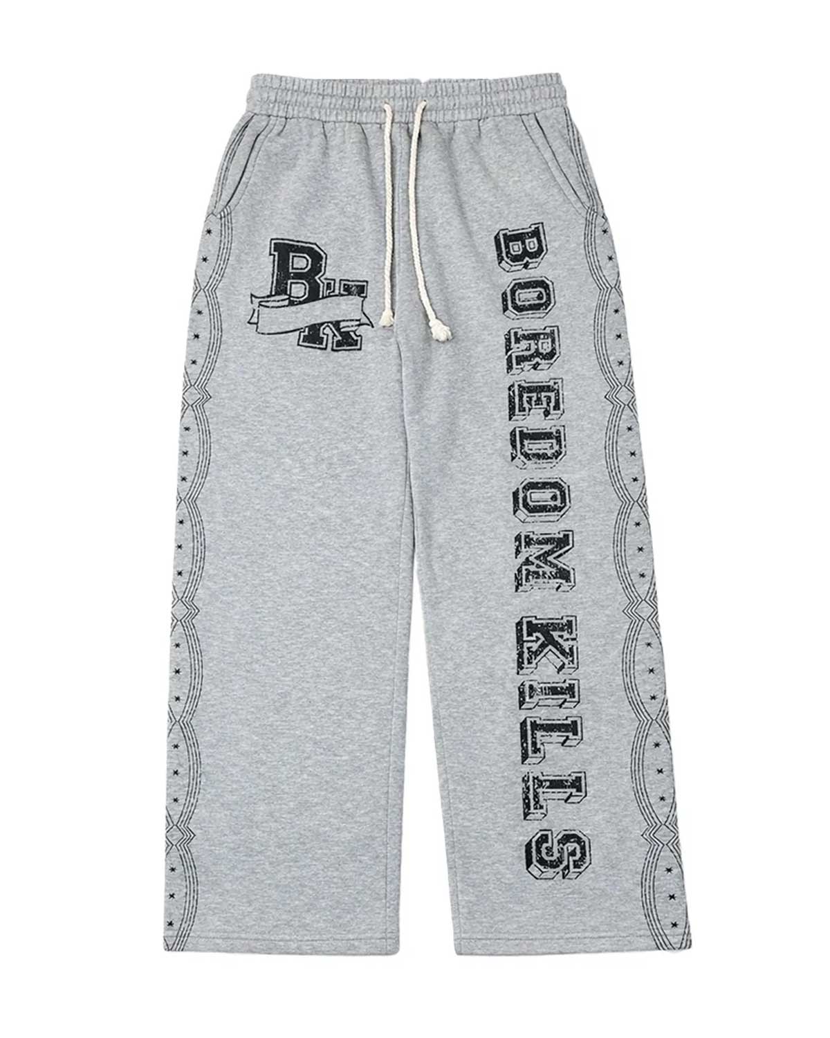 Boredom Kills Collegiate Sweats Grey/Black
