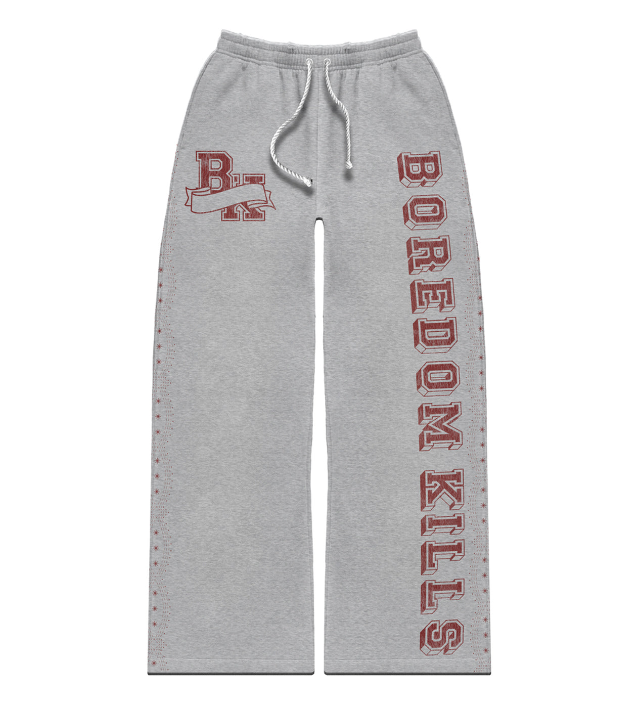 Boredom Kills Collegiate Sweats Grey/Red