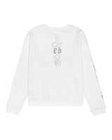 Boredom Kills Courtroom Crewneck White