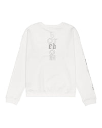 Boredom Kills Courtroom Crewneck White