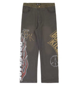 Boredom Kills Denim Sweatpants Grey