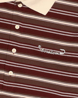 Boredom Kills Double Layered Stripe Polo