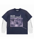 Boredom Kills French Layered L/S Tee Navy