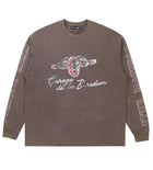 Boredom Kills Garage De La Boredom L/S Tee Vintage Grey