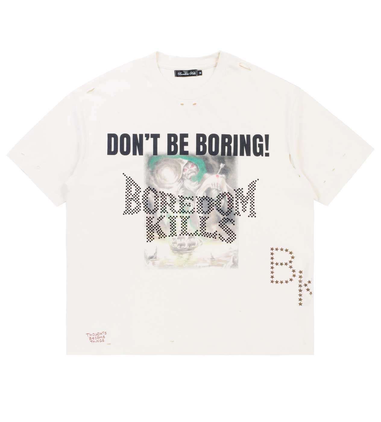 Boredom Kills Grim Tee Cream
