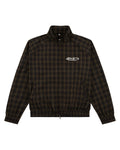 Boredom Kills Lounge Plaid Track Jacket Black