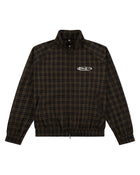 Boredom Kills Lounge Plaid Track Jacket Black