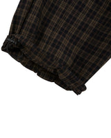 Boredom Kills Lounge Plaid Track Pants Black/Brown