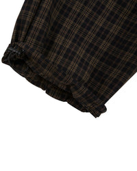 Boredom Kills Lounge Plaid Track Pants Black/Brown